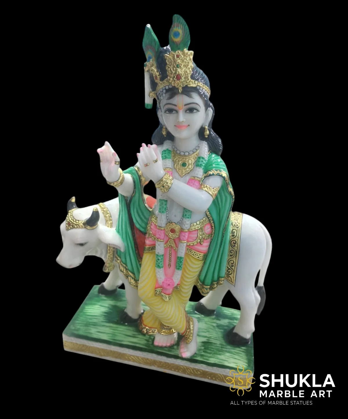 Marble Gau gopal | Shukla Marble Art